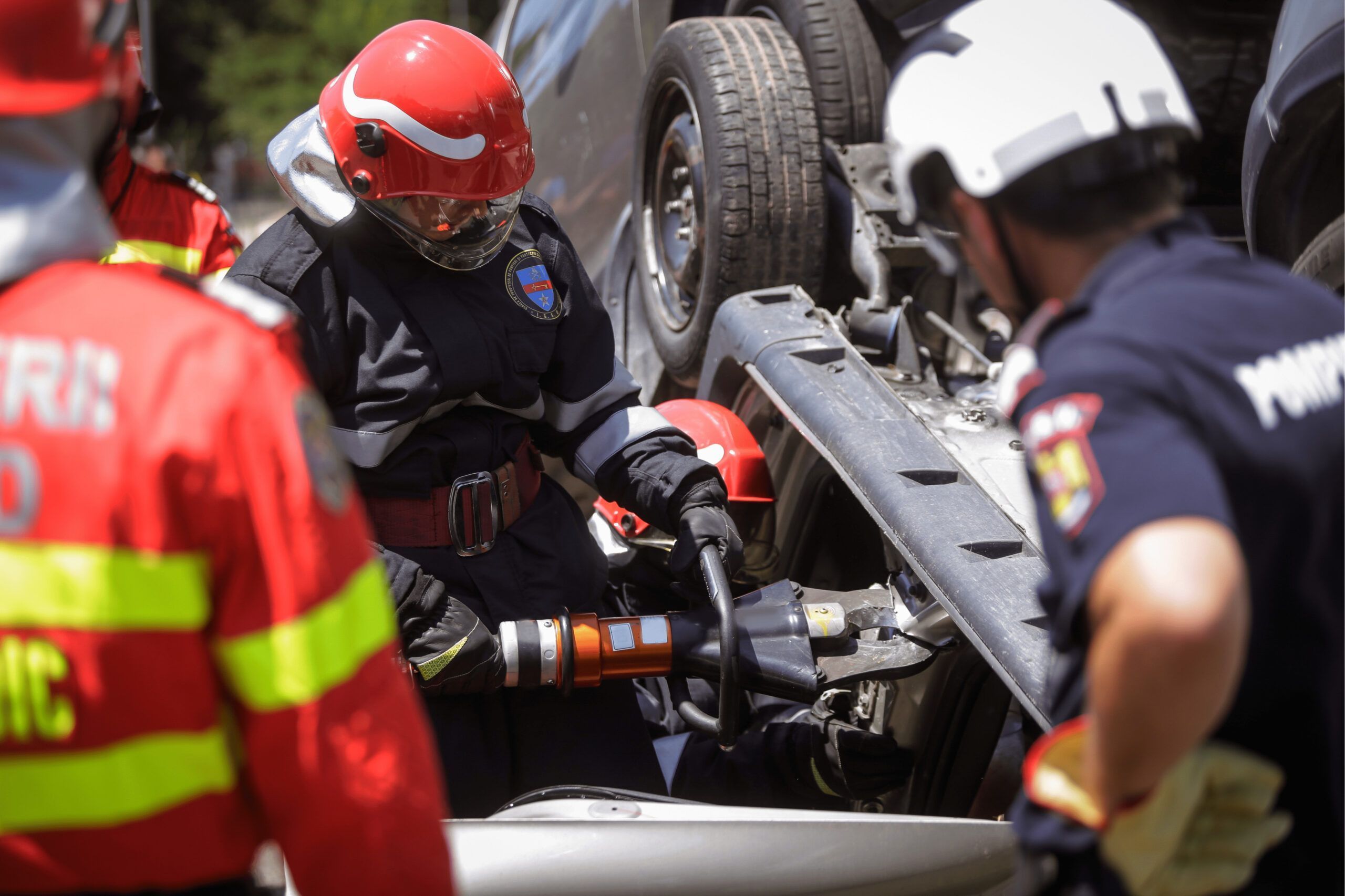 Person Extracted with Jaws of Life in Multi-Vehicle Accident in Dallas, TX
