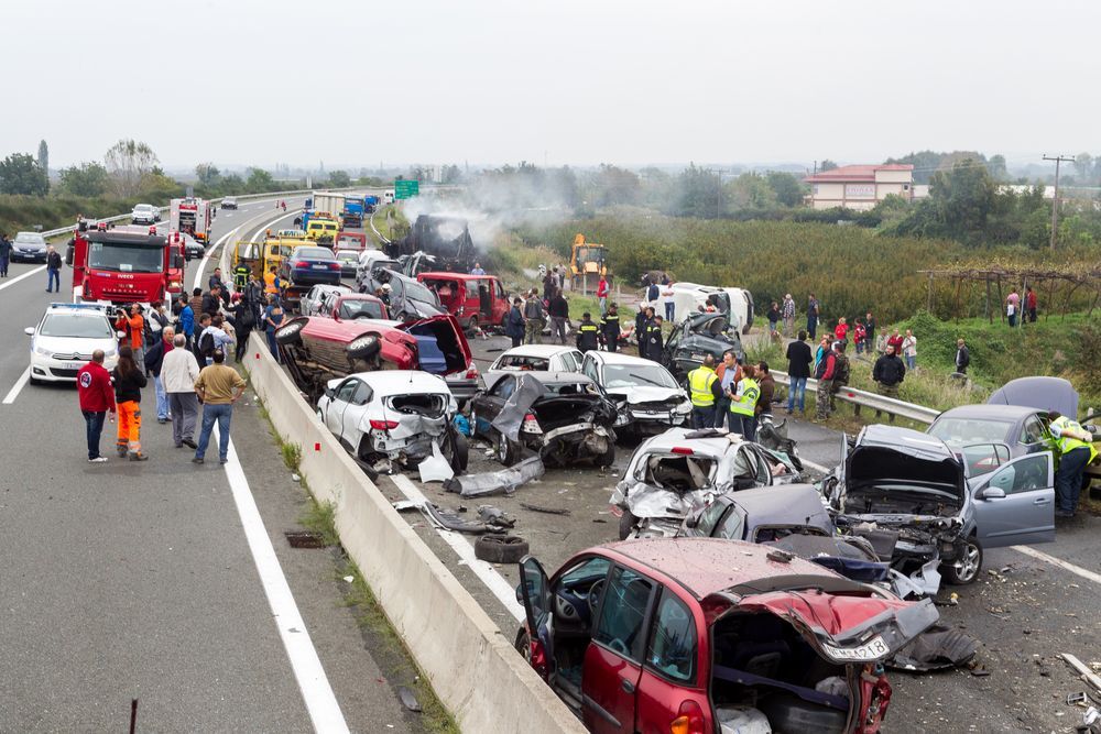 Multi-Vehicle Car Accident